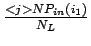 $\frac{ <j> N
P_{in}(i_1)}{N_L}$